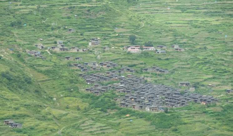 Old Gatlang village in Tamang Heritage Trail