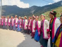 Culture dance in Gatlang in Tamang Heritage trail 